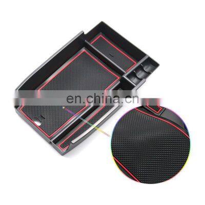 Interior Accessories Parts Silicone Armrest Rest Storage Box Center Control Console Organizer Tray For Ford Bronco Sport Escape photo-3