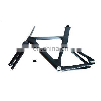 Modify Luxury Matt Black Carbon Fiber Track Bicycle Frame Bike Frameset With Stem for BSA photo-5