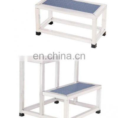 Hot Selling Medical Stainless Steel Single and Double Layer Foot Step Stool for Operating Room photo-3
