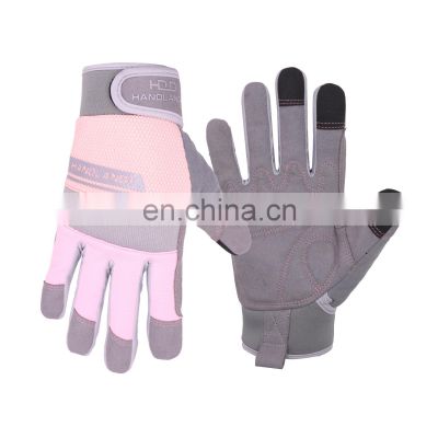 HANDLANDY Durable Protective Women Gardening Gloves Gardener Planting Hand Gloves Safety Work Gloves Mechanic Working