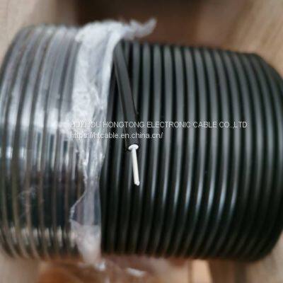 PE Outer Layer Black 2.5mm Aluminum Core or Galvanized Steel Wire Electric Fence Underground Cable photo-2