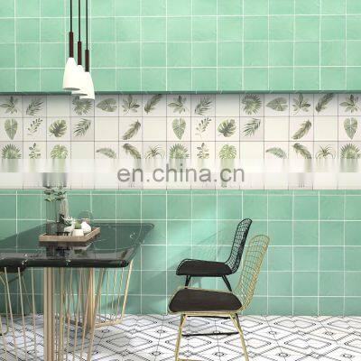 Foshan JBN 200x200mm Plain White Color Cheap Brick Subway Porcelain Ceramic Tiles for Wall C620001 photo-3