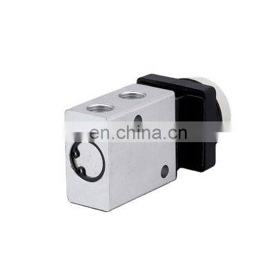 Pneumatic Solenoid Valve Supplier JM322PPL G1/4 Control Stainless Steel Thread Raised Head Mechanical Pneumatic Valve