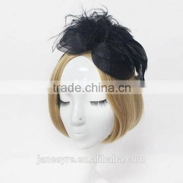 Wholesale Chuch/Races Feather Fascinator Hat Hair Accessory photo-4