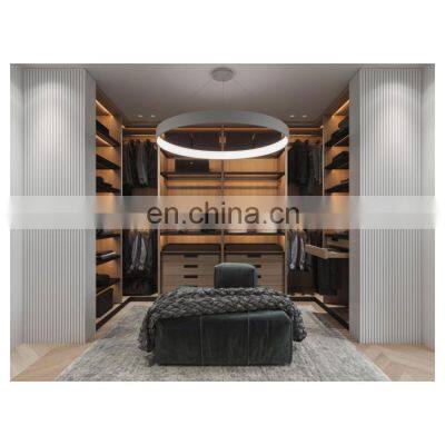 Luxury Modern Walk in Closet Bedroom furniture Closet Cabinet Storage Sliding Wardrobe Dressing Room