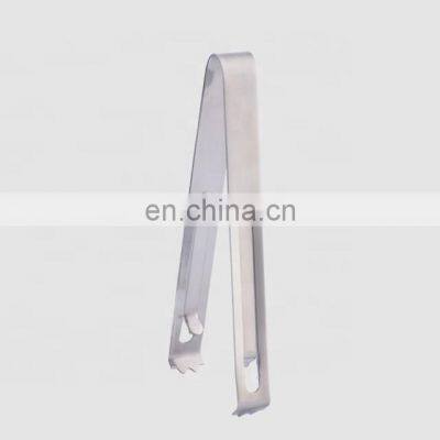 Factory Direct custom stainless steel kitchen clear mini metal salad serving ice tong