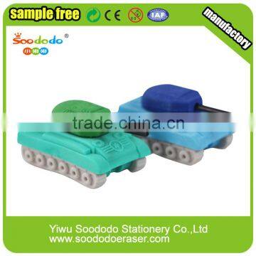 Electric Tank Shaped 3D Rubber Eraser