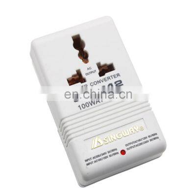 110V 120V to 220V 240V 100W Transformer Travel US Step Up or Step Down Voltage Converter photo-2