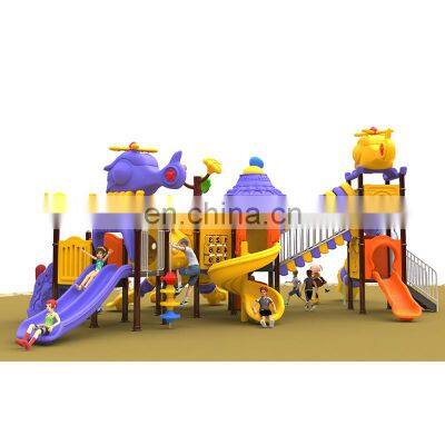 Hot sell children outdoor plastic playground amusement equipment