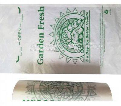 Eco-Friendly Compostable Food Storage Frozen Fresh Bags On Roll, Biodegradable Bag Compost Sac Eco Friendly Plastarch photo-5