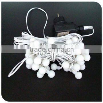 50 Led Multicolor Christmas Light With Frosted Ball Decaration White Wire Tree Light Factory Wholesale photo-2