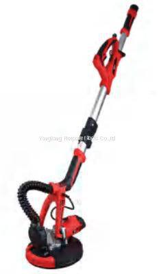 225mm long handle self vacuum telescopic foldable Electric drywall Sanding Machine wall sander with LED light