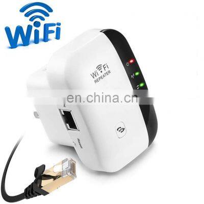 Wireless Internet Booster for Home 300Mbps Long Range WiFi Repeater WLAN Signal Amplifier, 2.4GHz Network Mini WiFi Router