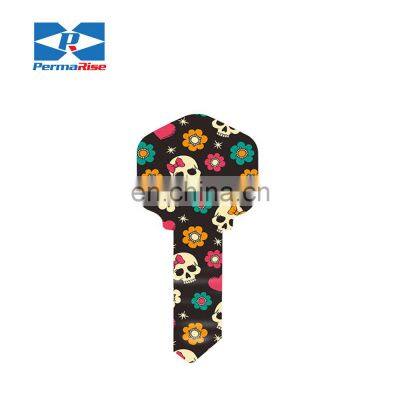 High Quality Hot Sale blank keys for duplicate manufacturers Custom patterns Color key blanks for promotional