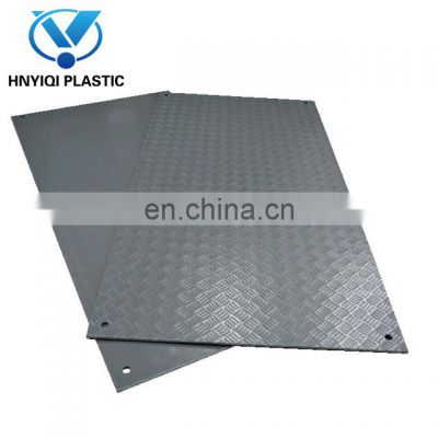 Plastic Paving Temporary Ground Protect Mat For Crane Operation