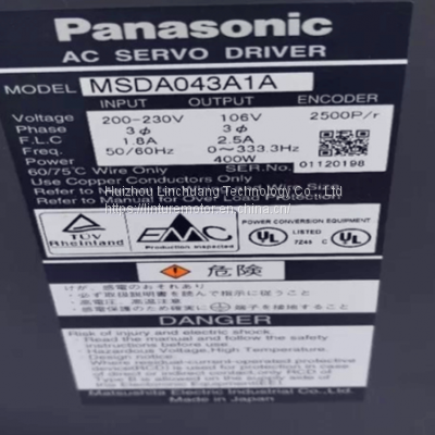 MSDA043A1A Panasonic Driver Controller Anti-Vibration Switch Input photo-2