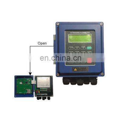 Taijia clamp on  digital water flow meter flowmeter water digital ultrasonic liquid flow meters