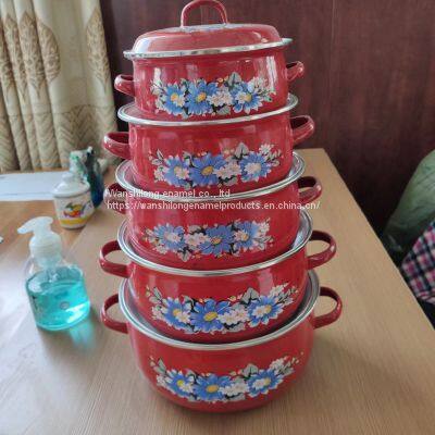 enamel cookware set