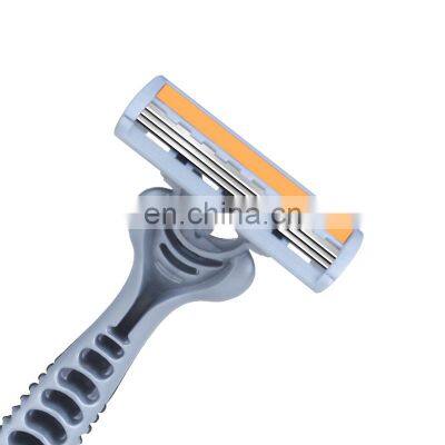 3PCS/Pack Private Lable Available Men Shaving Razor Disposable 3 Blades Personal Care Razor Blade Factory In China KL3-05