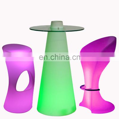 garden lights led outdoor chair set glow bar rechargeable led furniture bar table