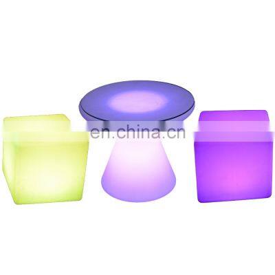 tub party glow led bar furniture cube chair cocktail table illuminated led cube chair lighting furniture