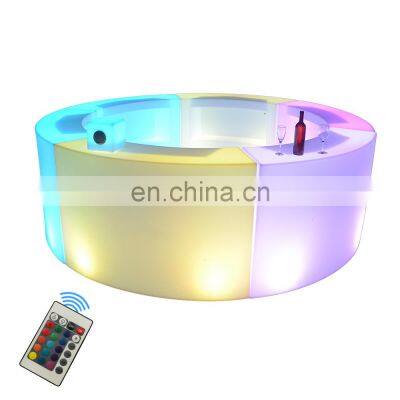 home portable bar tables led furniture nightclub lounge led cocktail table commercial furniture party rental luminous bar table