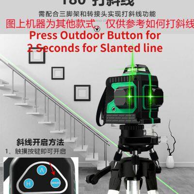 Rotary household decoration laser level with tripod