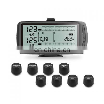 Promata 2~34 wheel solar powered truck TPMS for heavy duty with data output function - 8 sensor