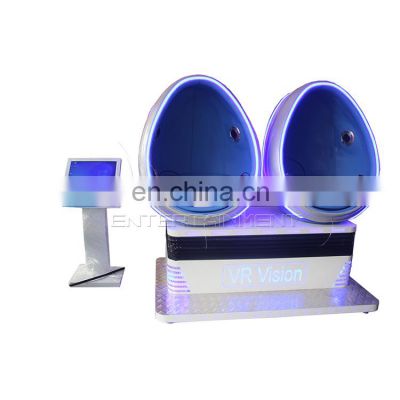 2 Players 9D Egg VR Set Amusement Ride 9D Virtual Reality Simulator For Sale