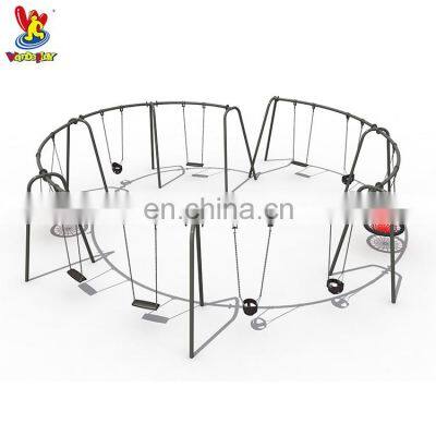 Wandeplay Outdoor Big Playground Metal Combination Swing Sets