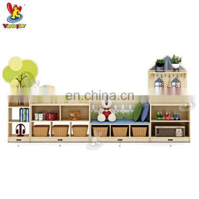 Kindergarten Furniture Design Children Storage Cabinet Bookcase