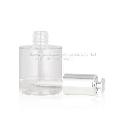 50ml Short Fat Thick Bottom Dropper Bottle Spot Stock Liquid Essence Glass Bottle Flat Shoulder 50ml Press Pump Essential Oil Bottle photo-4