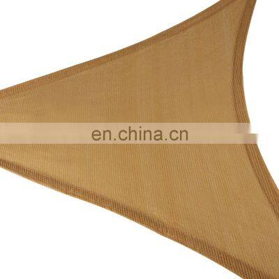 3.6*3.6*3.6m sombrite 95% sun shade sail for garden shading and apartment balcony shade