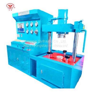 Manual control YFT-B100  vertical valve pressure testing machine for flange welding threaded valve test