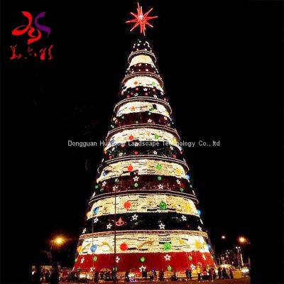 High Quality PE Commercial Umbrella Snow Luxury Wholesale White Artificial Flocked Christmas Tree photo-3