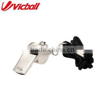 Stainless Steel Coach Whistle with Lanyard and keychain