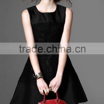 Sexy Slim Dress Sleevess Lace Dress Womans Evening Dress photo-3