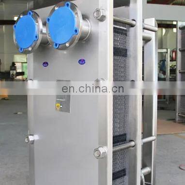 Stainless Steel Plate Heat Exchanger Food Heating Heat Exchanger Plate Hot Water Circulation Cooler