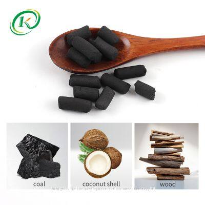 Kelin Free Sample High Quality Bulk Extrud Carbon Activ Columnar Activated Carbon For Flue Gas