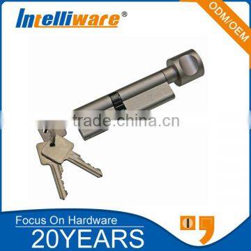 Double Lock Cylinder with Turn Knob