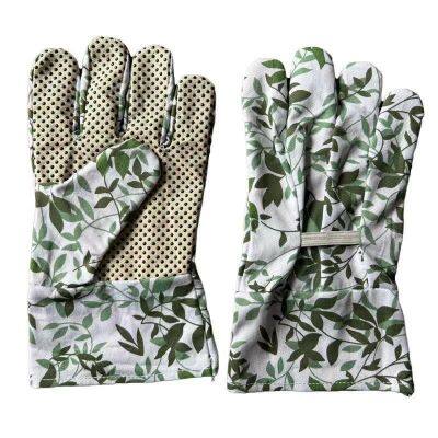 Cotton Garden Glove Gardening Glove Breathable Anti Puncture Wear Resistant Garden Glove photo-2