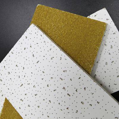 Washable Mineral Fiber Ceiling Tiles 2x2 2x4 For Office Building