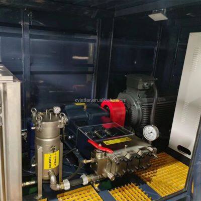3 Phase Electric Motor Drive High Pressure Water Jetting Systems Hydro Jet Machine Hot Sale