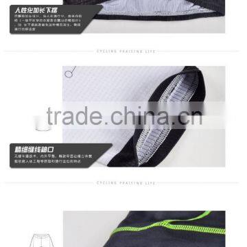 Size YXS To 6XL Ladies Black /Green Design Breathable Cycling Jersey Shorts photo-3