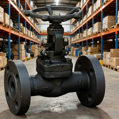 JIS / DIN / ASME Forged Steel High Pressure Globe Valve for Ship