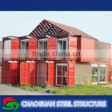 Well designed luxury style prefabricated home villa made in china