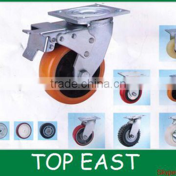 Heavy duty iron core rubber wheel,Heavy duty caster