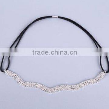 Lasted Designs Fancy Clean Crown Crystal Headbands For Wedding Bridal Hair Accessories photo-2