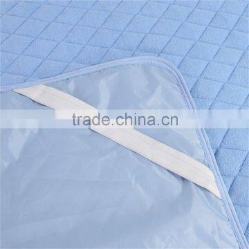 100% Waterproof Quilted Bed Sheet With Blue Four Corner Elastic Fabric