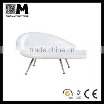 white chaise lounge chairs indoors, designer replica modern fiberglass la chaise leisure,la chaise chair 2016 hot sale